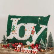 Cojín de Navidad JOY