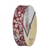 Cinta al Bies Desire - Floral Bordeaux (30 mm)