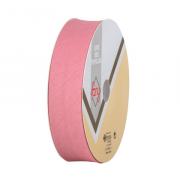 Cinta al Bies de Lino - Rosa Melocotón (18 mm)