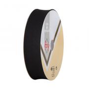 Cinta al Bies de Lino - Negro (18 mm)