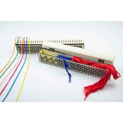 Organizador de agujas - 60 agujeros - Marfil