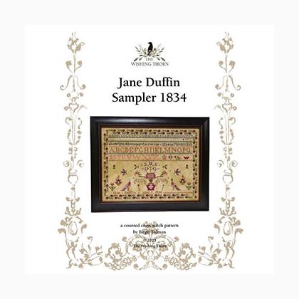 Jane Duffin Sampler 1834