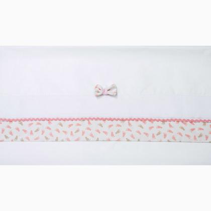 Sábana cama - Primi Passi - Rosa