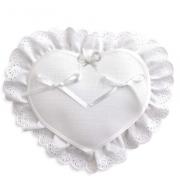 Cojín para alianzas - Corazón - Blanco