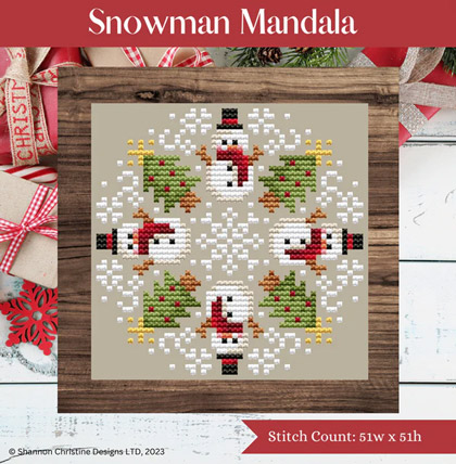 Snowman Mandala