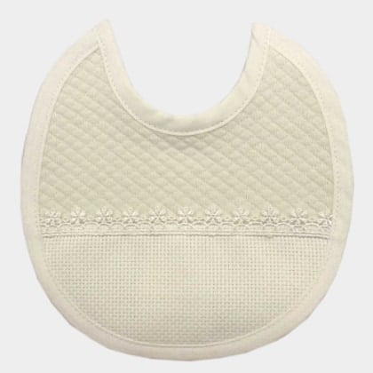 Babero Interlock - Beige