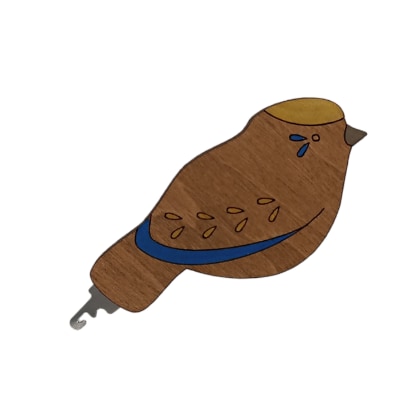 Enhebrador de agujas - Pájaro - Azúl