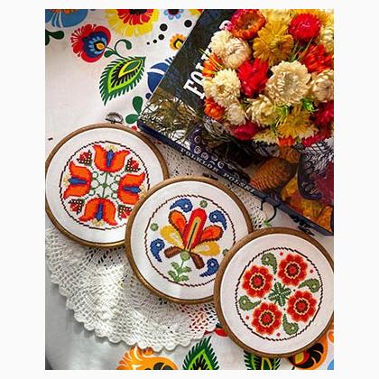 Folk Floral Trio