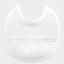 Babero Interlock - Blanco