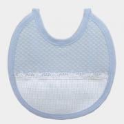 Babero Interlock - Azul