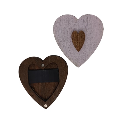 Porta agujas - Corazón - Rosa