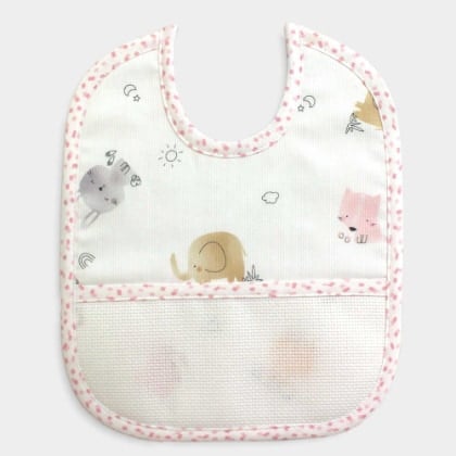 Babero - Animaletti - Rosa