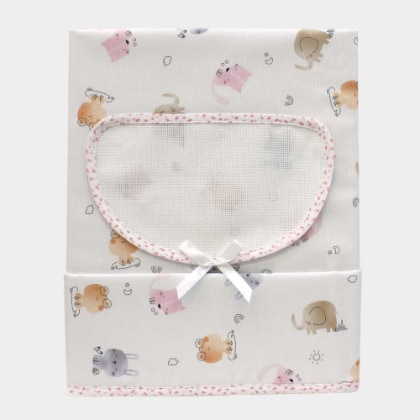 Manta de primavera - Animaletti - Rosa