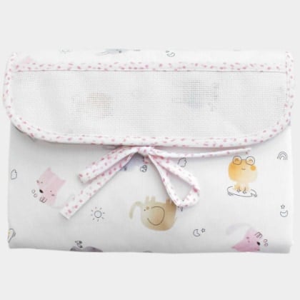 Cambiador plegable - Animaletti - Rosa