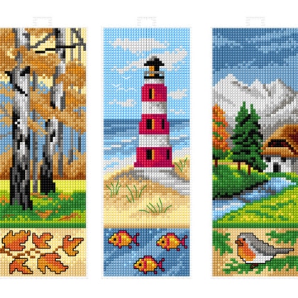 Marcapáginas - Faro, Bosque, Montaña (3)