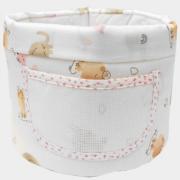 Cesta de almacenaje - Animaletti - Rosa