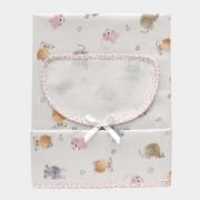 Manta de primavera - Animaletti - Rosa