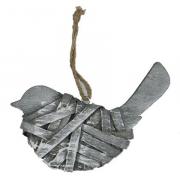 Pájaro colgante de madera