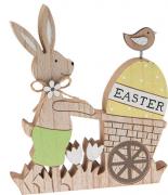 Conejo de Pascua de madera