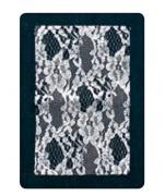 Repara-desgarros térmicos - Jeans negro y encaje blanco