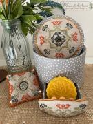 Elegant Flowers Sewing Box