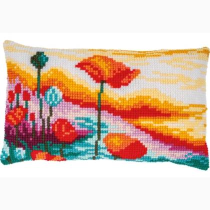 Cushion - Paisaje de Amapolas