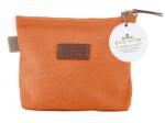 Bolsa clutch para pequeños accesorios - Terracota