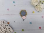 Enhebrador de agujas - Hexágono - Rosa