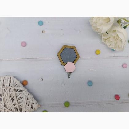 Enhebrador de agujas - Hexágono - Rosa