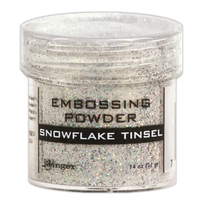 Polvo de relieve - Snowflake Tinsel