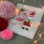Santa and Merry Flamingo