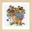 Potted Pansies - Aida