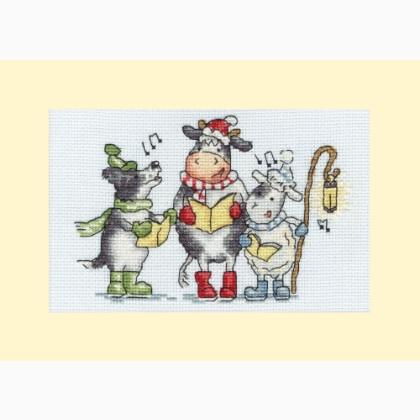 Christmas Cards - Woof, Moo, Baa!