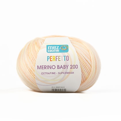 Perfetto Merino Baby 200 - S0530 - Albaricoque Multicolor