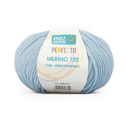 Perfetto Merino 120 - 00350 - Azúl Bebé