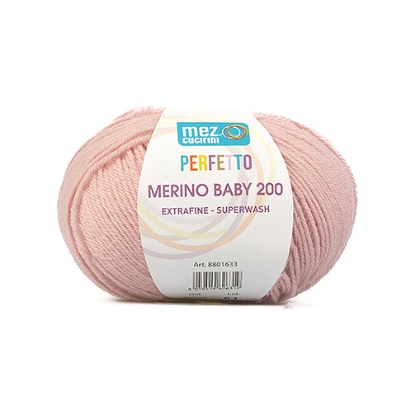 Perfetto Merino Baby 200 - 00250 - Rosa Empolvado