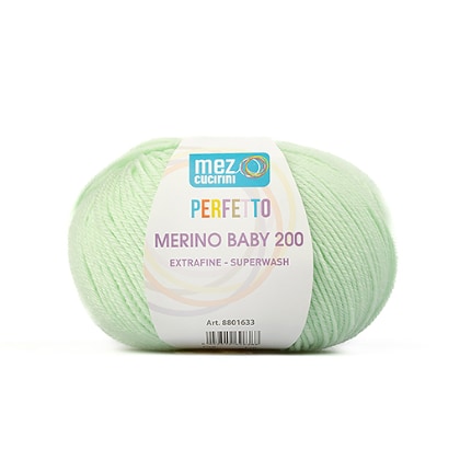 Perfetto Merino Baby 200 - 0430 - Verde Agua Claro