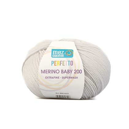 Perfetto Merino Baby 200 - 00550 - Gris Hielo