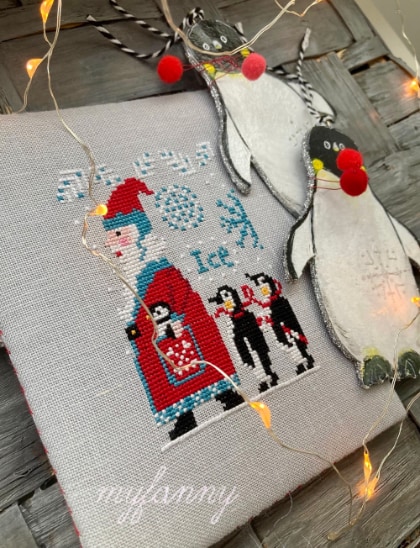 Santa and Merry Penguins