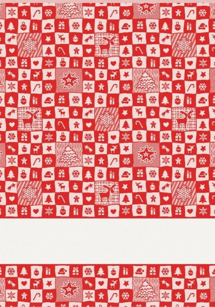 Trapo de cocina - Astrid - Rojo