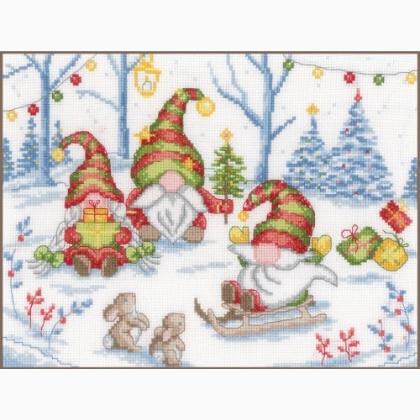 Fiesta con gnomos navideños