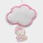 Osito de peluche con lazo de nacimiento en columpio y nube - Ros