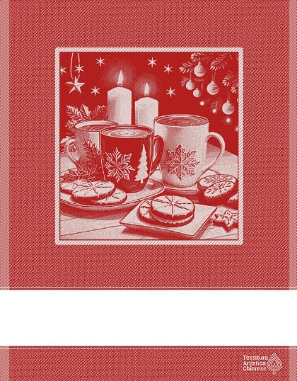 Trapo de cocina - Relax - Rojo