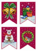Banderas de Navidad - rojo (4)