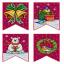 Banderas de Navidad - rojo (4)
