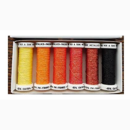 Tressé Métallisé 4 - Pack 6 tonos - Atardecer
