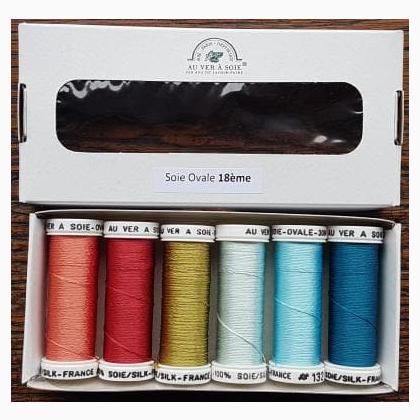 Soie Ovale - Pack 6 tonos - 18ème