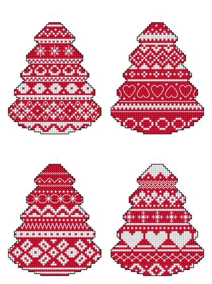 Árboles de Navidad escandinavos (4)