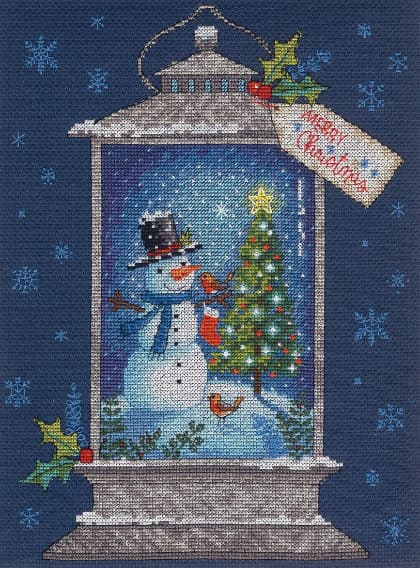 Linterna du muñeco de nieve