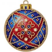 Bola de Navidad - Azul-Rojo